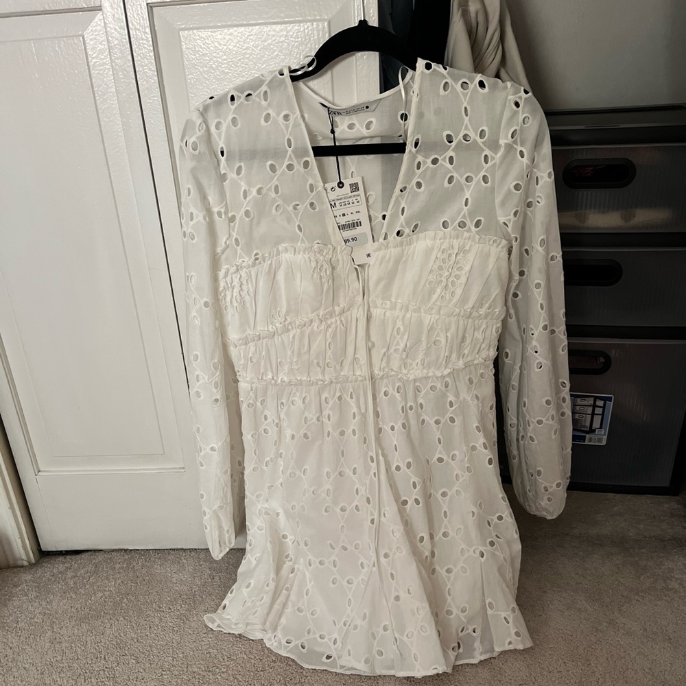 OYSTER WHITE ZARA DRESS